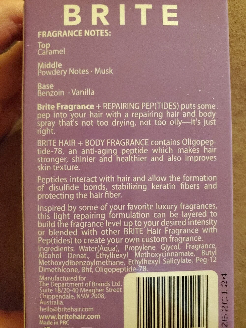 Sweet As Candy Hair & Body Repairing Peptides